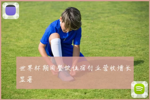 世界杯期间餐饮住宿行业营收增长显著