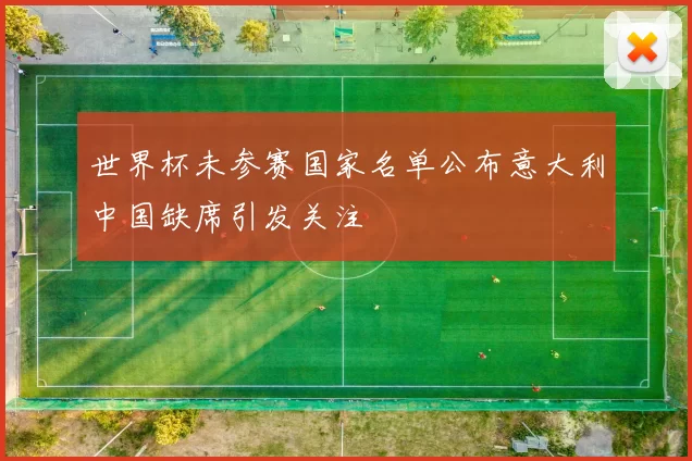 世界杯未参赛国家名单公布意大利中国缺席引发关注